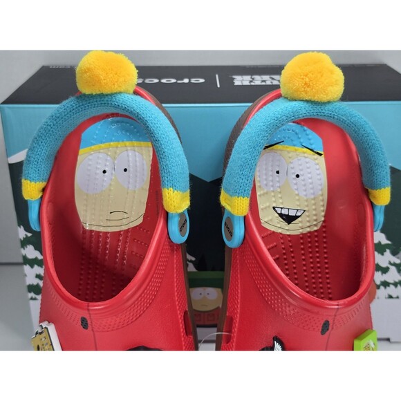 Crocs South Park Eric Cartman Classic Clog Red NWT Men 9 Women 11